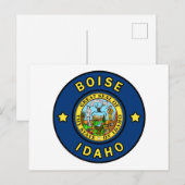 Boise Idaho Briefkaart (Voorkant / Achterkant)
