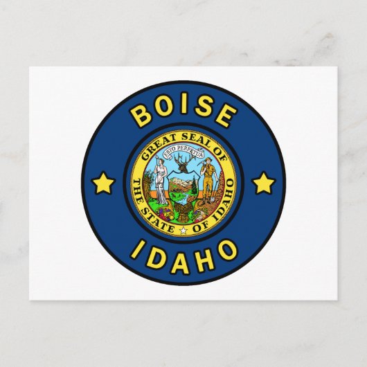 Boise Idaho Briefkaart (Voorkant)