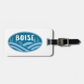 Boise Idaho buiten Bagagelabel (Voorkant horizontaal)