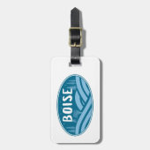 Boise Idaho buiten Bagagelabel (Voorkant verticaal)