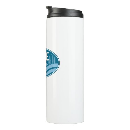 Boise Idaho buiten Thermosbeker (Geroteerd rechts)