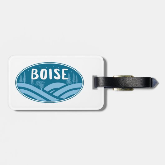 Boise Idaho Buitenleven Bagagelabel (Achterkant horizontaal)