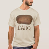 Boise Idaho ID Aardappelbruine aardappelpuree T-shirt (Voorkant)