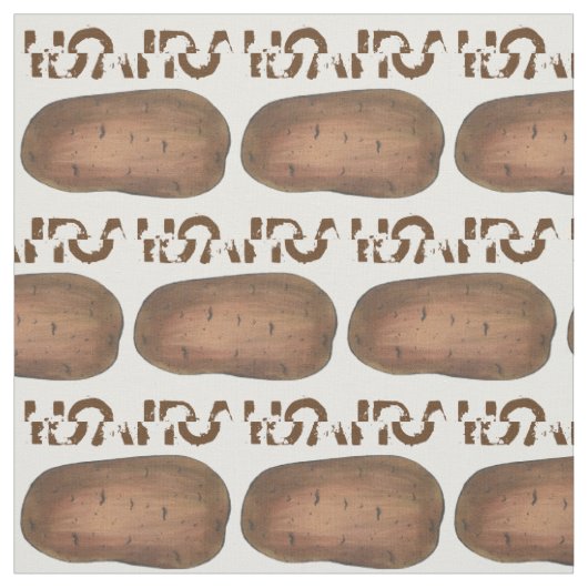 Boise Idaho ID Potato Brown Potato Spuat Food Stof (Swatch)