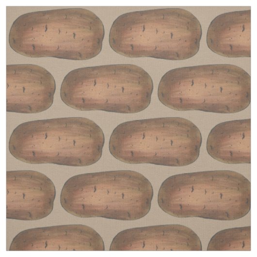 Boise Idaho ID Potato Brown Potato Spuat Food Stof (Swatch)
