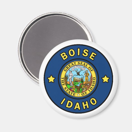 Boise Idaho Magneet (Voorkant / Achterkant)