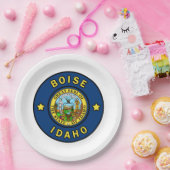 Boise Idaho Papieren Bordje (Feest)