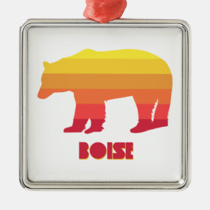 Boise Idaho Rainbow Beer Metalen Ornament