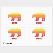 Boise Idaho Rainbow Beer Rechthoekige Sticker (Vel)