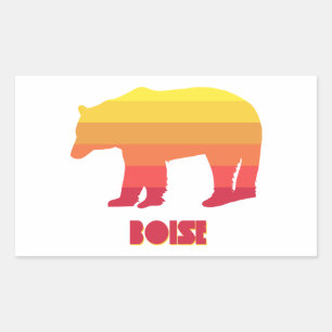 Boise Idaho Rainbow Beer Rechthoekige Sticker