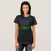 Boise Idaho Retro Nature Vacation Souvenir 1 T-shirt (Voorkant volledig)