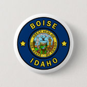 Boise Idaho Ronde Button 5,7 Cm (Voorkant)