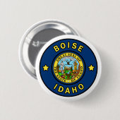 Boise Idaho Ronde Button 5,7 Cm (Voorkant /achterkant)