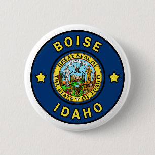 Boise Idaho Ronde Button 5,7 Cm