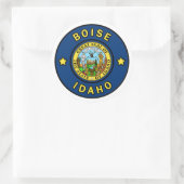 Boise Idaho Ronde Sticker (Tas)