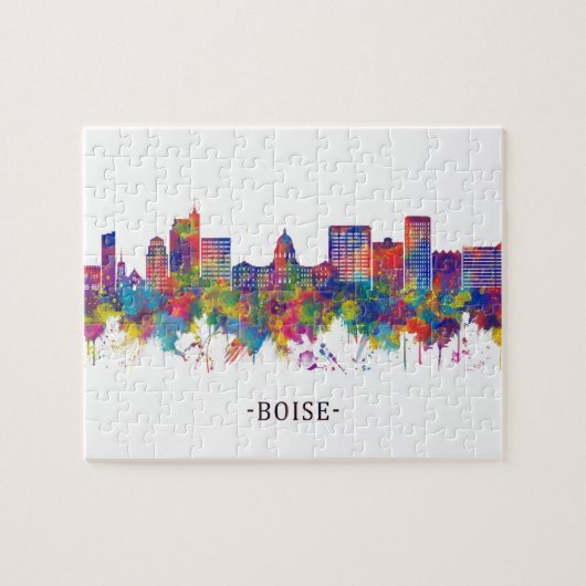 Boise Idaho Skyline Legpuzzel (Horizontaal)