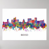Boise Idaho Skyline Poster (Voorkant)