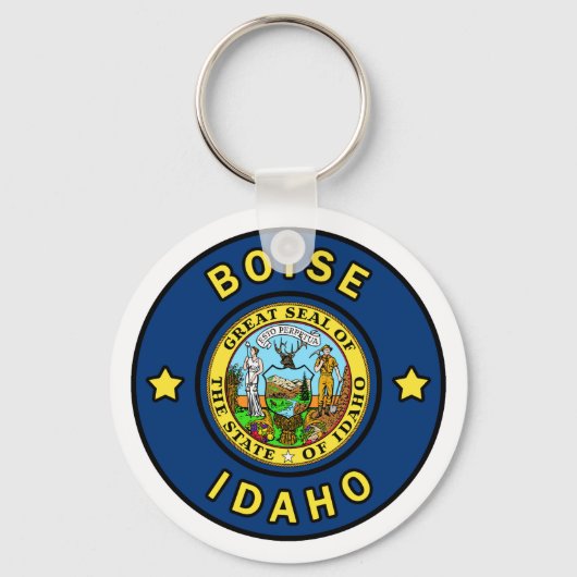 Boise Idaho Sleutelhanger (Voorkant)