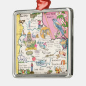  Boise, Idaho State Kaart Ornament (Links)