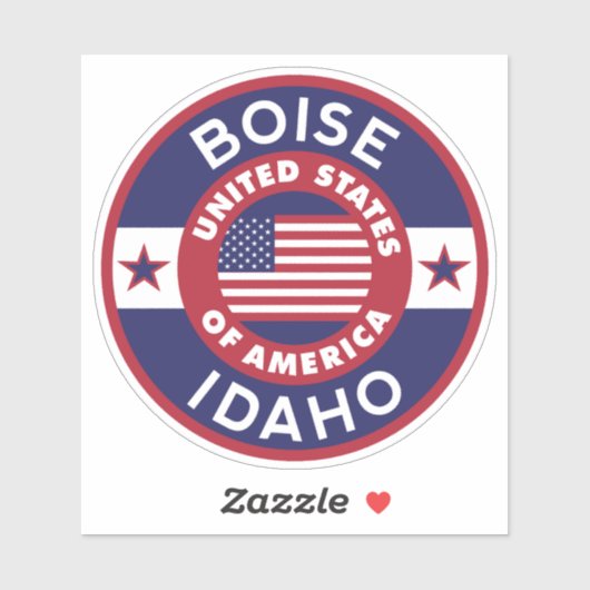 BOISE, Idaho Sticker (Vel)