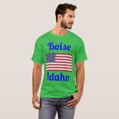 Boise Idaho Stijlvolle Prints 3 T-shirt (Voorkant volledig)