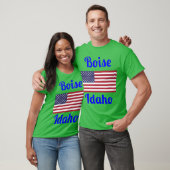 Boise Idaho Stijlvolle Prints 3 T-shirt (Unisex)