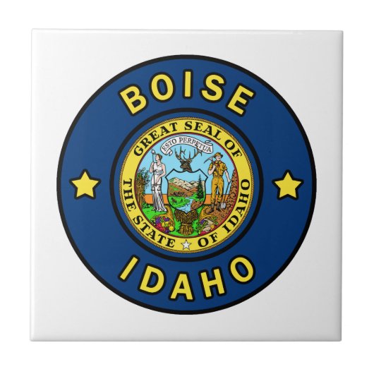 Boise Idaho Tegeltje (Voorkant)