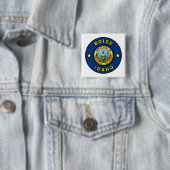 Boise Idaho Vierkante Button 5,1 Cm (In situ)