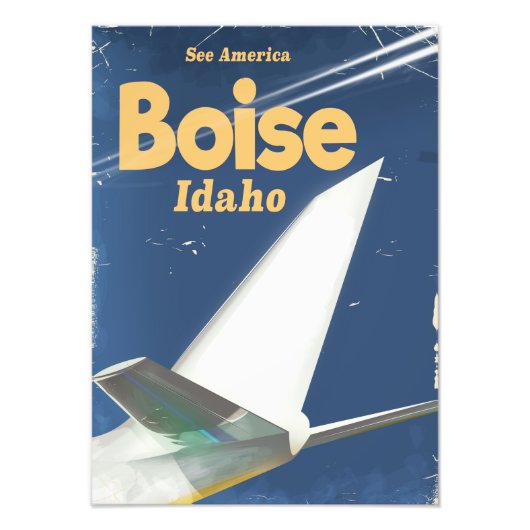 Boise Idaho vliegend poster (Voorkant)