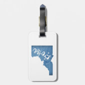 Boise, Idaho Wood Grain Bagagelabel (Achterkant verticaal)