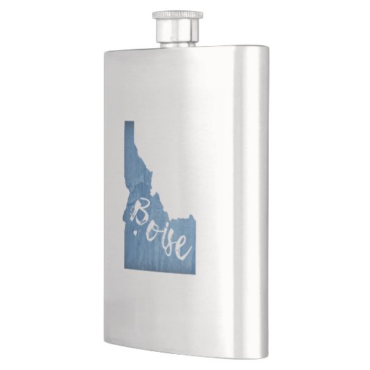 Boise, Idaho Wood Grain Flacon (Links)