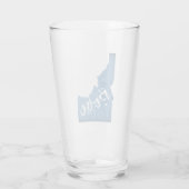 Boise, Idaho Wood Grain Glas (Achterkant)