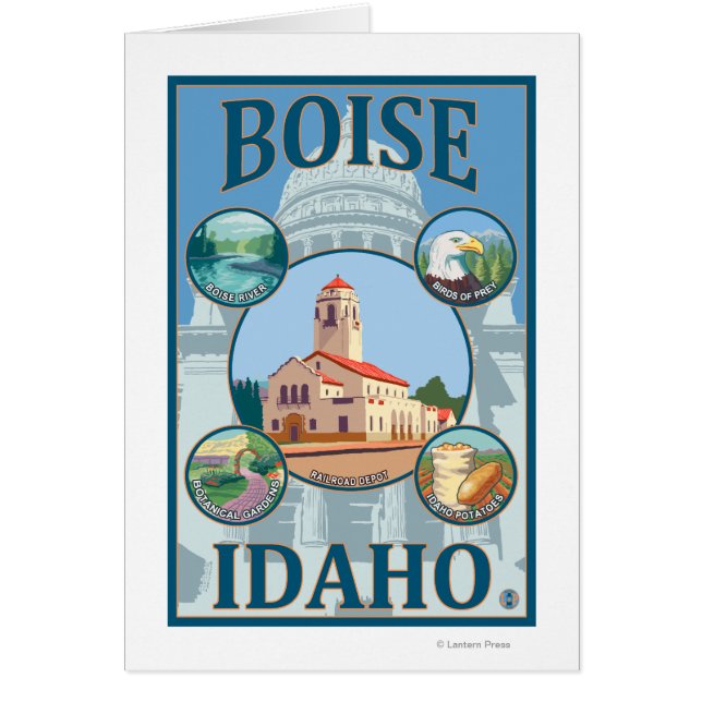 Boise, IdahoScene Travel Poster (Voorkant)