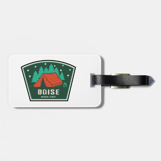 Boise National Forest Camping Bagagelabel (Achterkant horizontaal)