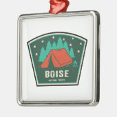 Boise National Forest Camping Metalen Ornament (Links)