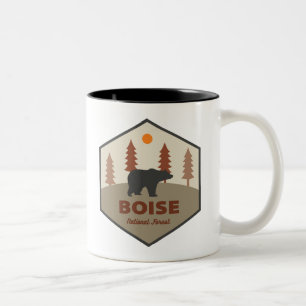 Boise National Forest Idaho Beer Tweekleurige Koffiemok