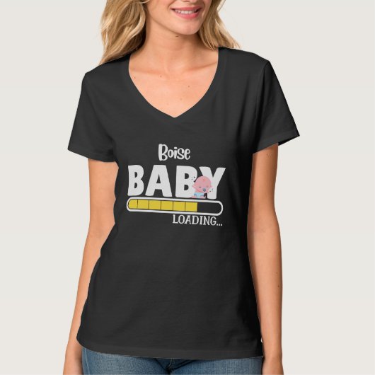 Boise Native Pride Staat Baby Ouder Moeder Vader T-shirt (Voorkant)