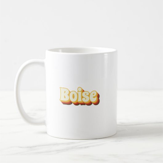 Boise Retro tekst Koffiemok (Links)
