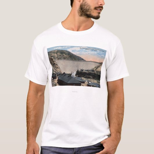 Boise River en Great Arrow Rock Dam T-shirt (Voorkant)