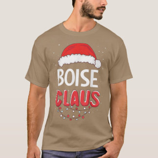 Boise Santa Claus kerst Matching Costume T-Shi T-shirt