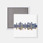 Boise Skyline Magneet (Voorkant / Achterkant)