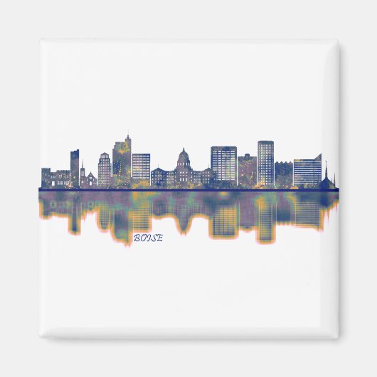 Boise Skyline Magneet (Voorkant)