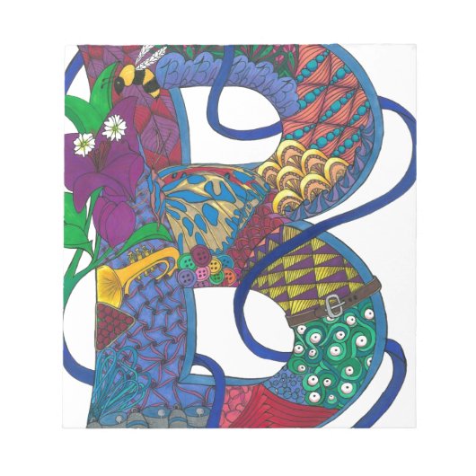 Boisterous B Notitieblok (Voorkant)