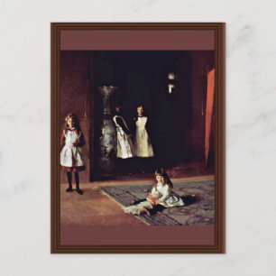 Boit Daughters van Sargent John Singer Briefkaart