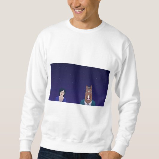 Bojack Horseman - Wit Sweatshirt (Voorkant)