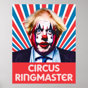 Bojo de Clown Tory Circus Ringmaster Poster
