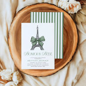 Bojour Bebe Elegant Parijse Baby shower Kaart