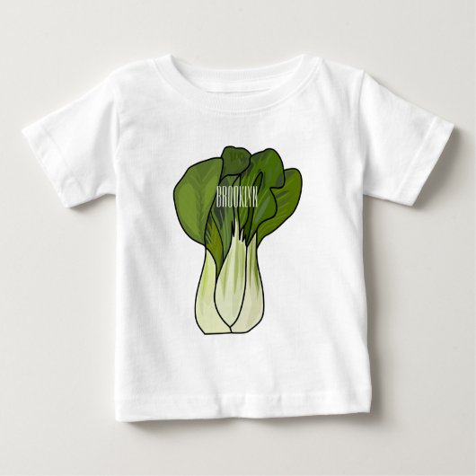 Bok choy cartoon illustratie (Voorkant)
