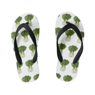 Bok choy cartoon illustratie kinder teenslippers