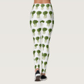 Bok choy cartoon illustratie leggings (Achterkant)